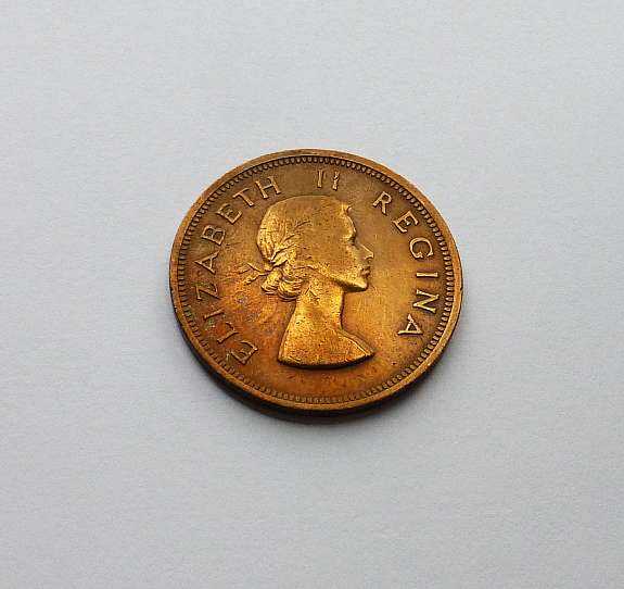 * SOUTH AFRICA * 1 Penny 1956  TOP COIN ! 1
