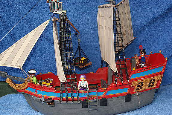 Playmobil 3940 Piratenflaggschiff Einzelteile 3