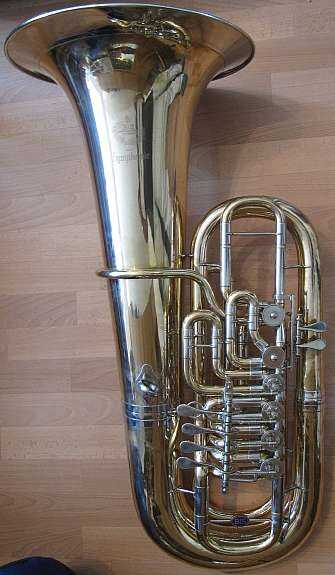 F Tuba B&S SYMPHONIE 3100 Goldmessing 6 Ventile Profiklasse - Hoork.com